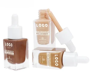 Private Label No Logo Custom Hydrating Shimmer Brightening Face Primer, Pore-Minimizing Non-Caking Skin Tone Correcting Base