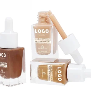 Private Label No Logo Custom Hydrating Shimmer Brightening Face Primer, Pore-Minimizing Non-Caking Skin Tone Correcting Base