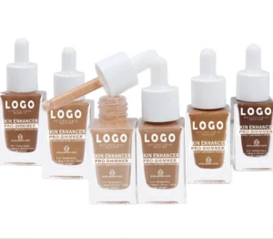 Private Label No Logo Custom Hydrating Shimmer Brightening Face Primer, Pore-Minimizing Non-Caking Skin Tone Correcting Base