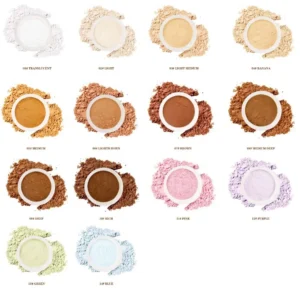 Custom Private Label No Logo Waterproof Oil-Control Matte Loose Setting Powder, Non-Caking Transfer-Resistant Long-Lasting Facial Finishing Makeup