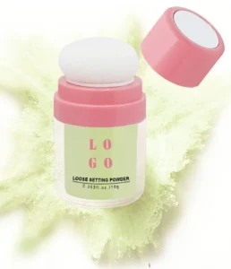 Custom Private Label No Logo Waterproof Oil-Control Matte Loose Setting Powder, Non-Caking Transfer-Resistant Long-Lasting Facial Finishing Makeup