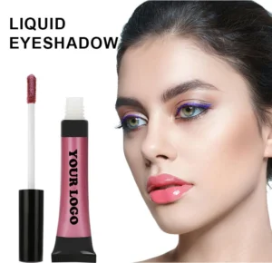 Custom Wholesale Liquid Single Eyeshadow, Matte Shimmer Fine Glitter Highly Pigment Eye Cosmetics