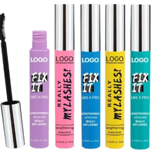 Custom Private Label No Logo Waterproof Smudge Resistant Mascara, Lengthening Curling Volumizing Long Wear Eyelash Makeup