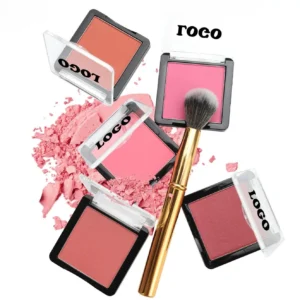 Custom Low-Saturation Matte Blush & Highlight Palette, Multi-Use Natural Nude Facial Rouge Sculpting Makeup