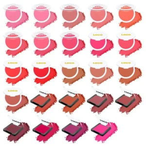 Custom Low-Saturation Matte Blush & Highlight Palette, Multi-Use Natural Nude Facial Rouge Sculpting Makeup