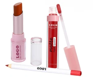 Custom Private Label No Logo Matte Non-transfer Lipstick & Lip Liner Lip Makeup Set