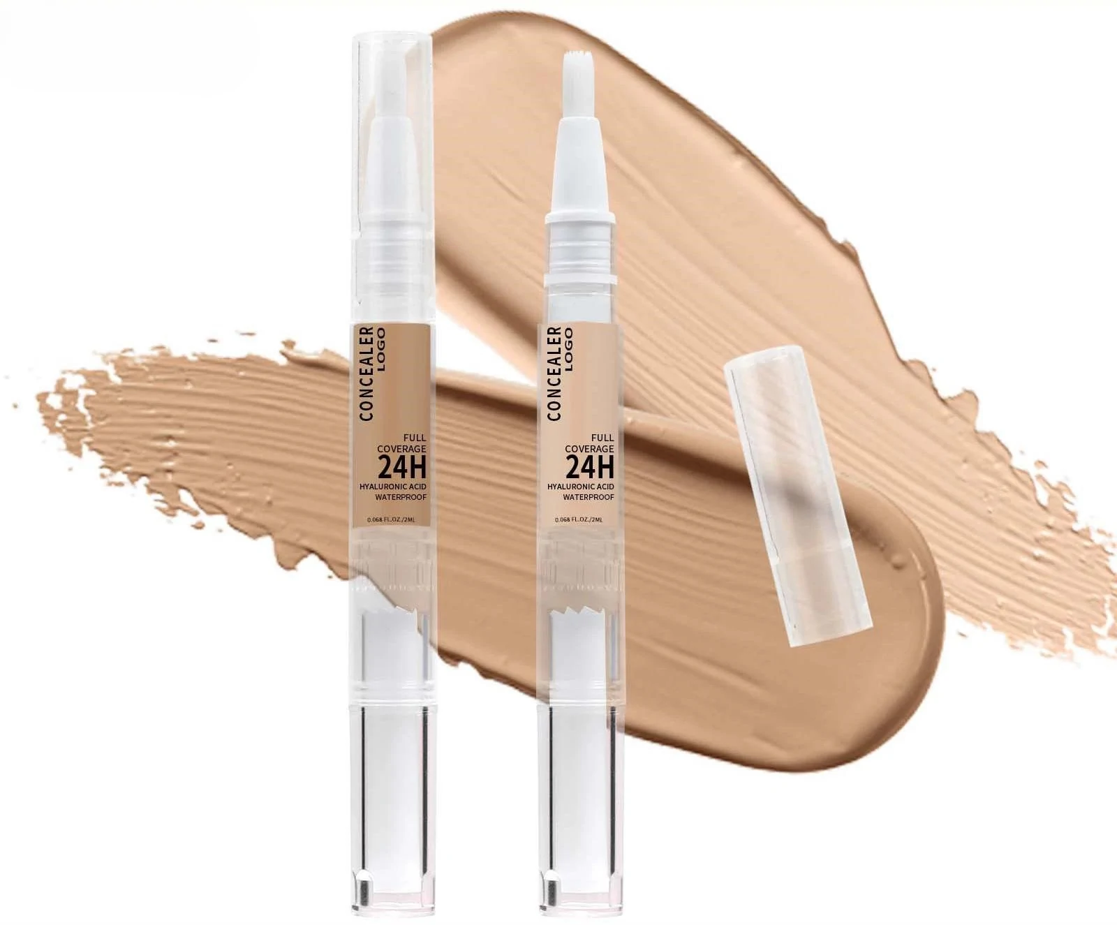 Private Label No Logo Custom Matte Liquid Concealer, Blemish Spot Tattoo Dark Circle Covering Non-Caking Long Wear Base Makeup