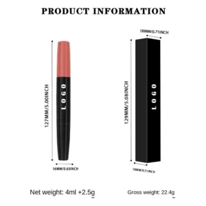 Custom 2 In 1 Dewy Liquid Blush & Cream Blush Stick, Multi-use Natural Nude Highly Pigmented Facial Rouge Makeup