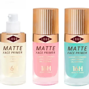 Custom Private Label No Logo Matte Pore-Minimizing Face Primer, Breathable Non-Caking Transfer-Proof Pre-Makeup Base Cream
