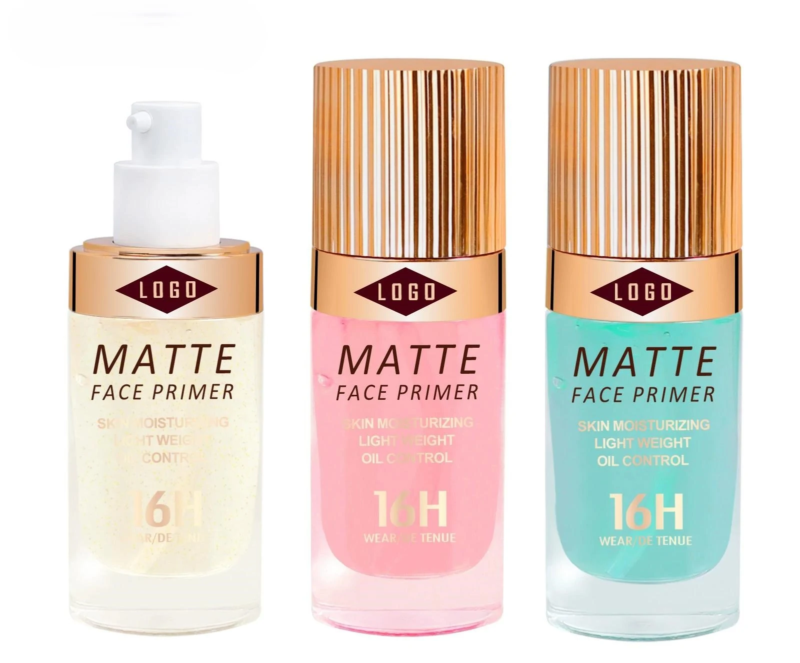 Custom Private Label No Logo Matte Pore-Minimizing Face Primer, Breathable Non-Caking Transfer-Proof Pre-Makeup Base Cream