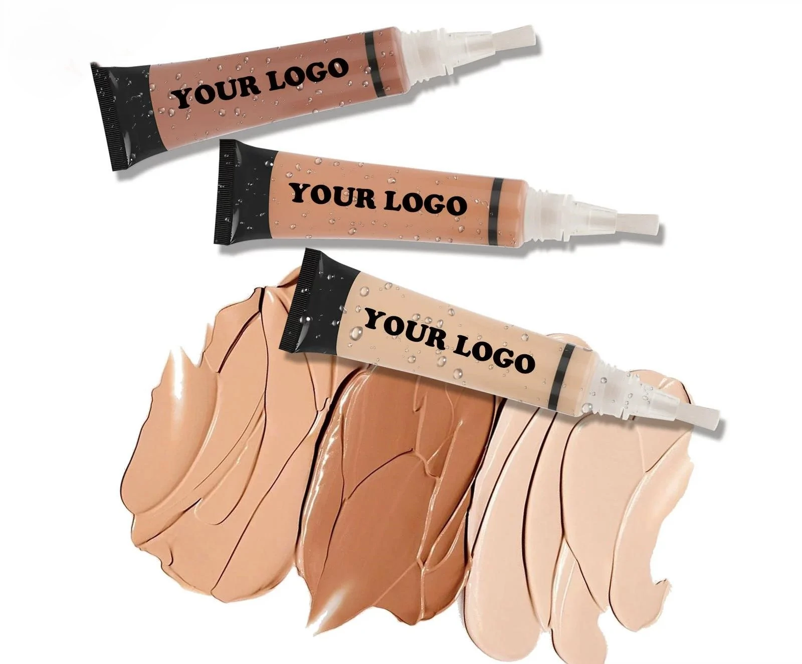 Custom Liquid Concealer, Blemish Spot Dark Circle Tattoo Tear Trough Nasolabial Fold Covering Non-Caking Full Coverage Facial Makeup
