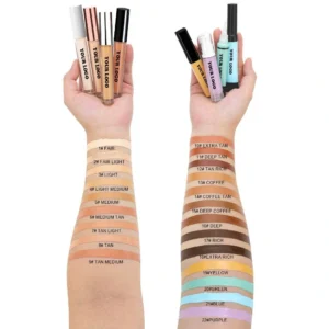 Custom Liquid Concealer, Blemish Spot Dark Circle Tattoo Tear Trough Nasolabial Fold Covering Non-Caking Full Coverage Facial Makeup