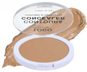 Custom Private Label No Logo Concealer Contour Palette, Dark Circle Covering Non-Caking Full Coverage Facial Correcting Makeup