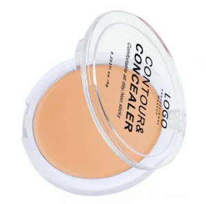 Custom Private Label No Logo Concealer Contour Palette, Dark Circle Covering Non-Caking Full Coverage Facial Correcting Makeup