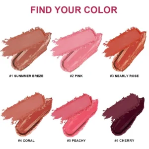 Custom Private Label No Logo 2 In 1 Multi-use Single Cream Blush, Highly Pigmented Long Wear Natural Nude Facial Rouge Makeup