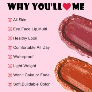 Custom Private Label No Logo Multi-use Single Cream Blush, Highly Pigmented Long Wear Natural Complexion Enhancing Rouge