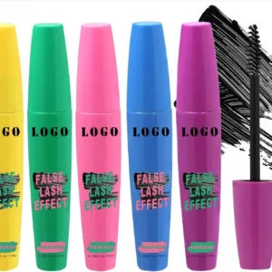 Private Label No Logo Custom Waterproof Smudge-Proof Mascara, Lengthening Curling Volumizing Nourishing Long-Lasting Eyelash Makeup