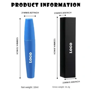 Private Label No Logo Custom Waterproof Smudge-Proof Mascara, Lengthening Curling Volumizing Nourishing Long-Lasting Eyelash Makeup