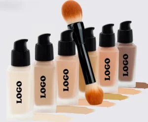 Custom Oil Control Long Wear Foundation Cream, Non-caking Full Coverage Concealing Transfer Resistant Base Makeup