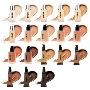 Custom Oil Control Long Wear Foundation Cream, Non-caking Full Coverage Concealing Transfer Resistant Base Makeup