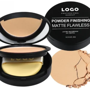 Custom Private Label No Logo Matte Oil Control Pressed Setting Powder, Non-Caking Concealing Long Lasting Touch Up Contour Makeup