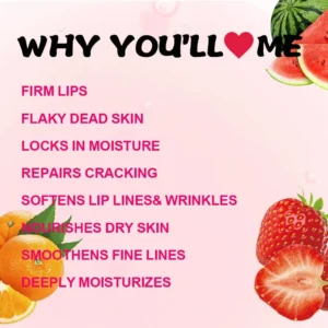 Custom Sleeping Lip Mask, Exfoliating Dark Lip Line Lightening Hydrating Anti-dry Crack Nourishing Lip Care