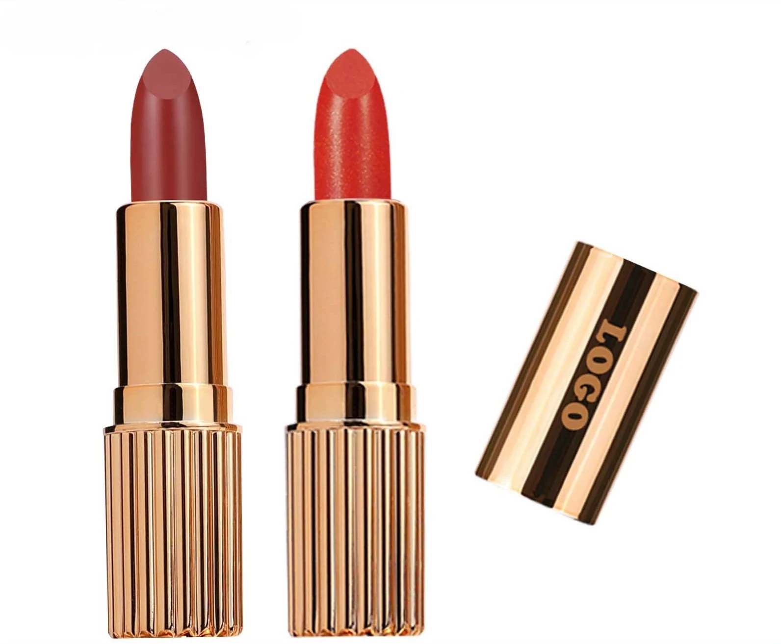Custom Personalized Private Label No Logo Shimmer Glossy Hydrating Lipstick