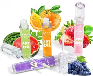 Custom Private Label No Logo Fruit Flavor Mirror Finish Plumping Lip Oil, Brightening Hydrating Dudu Lips Lip Care