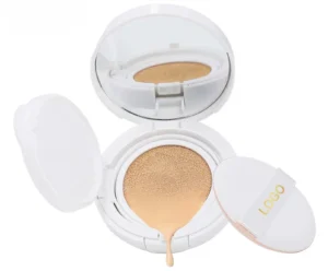 Custom Private Label No Logo Hydrating BB Cushion Foundation, Non-Caking Full Coverage Long Lasting Concealing Base Makeup
