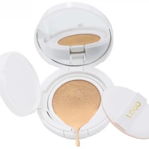 Custom Private Label No Logo Hydrating BB Cushion Foundation, Non-Caking Full Coverage Long Lasting Concealing Base Makeup