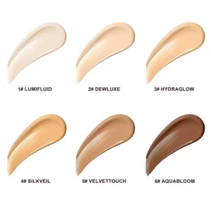 Custom Private Label No Logo Hydrating BB Cushion Foundation, Non-Caking Full Coverage Long Lasting Concealing Base Makeup