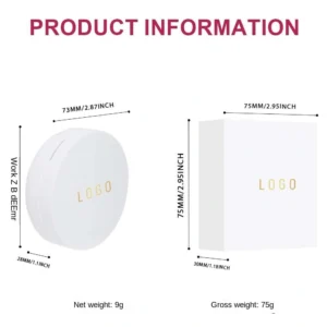 Custom Private Label No Logo Hydrating BB Cushion Foundation, Non-Caking Full Coverage Long Lasting Concealing Base Makeup