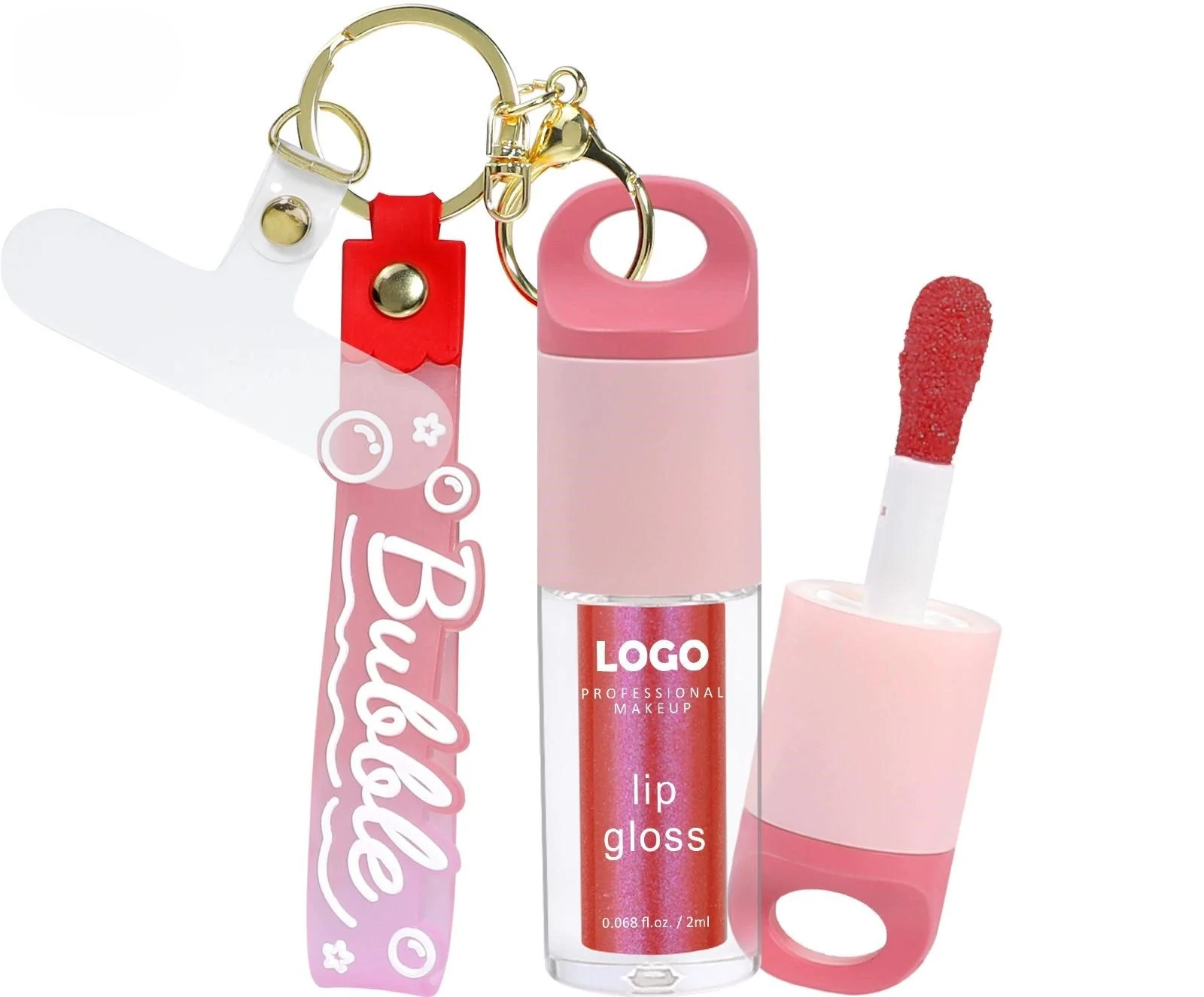 Custom Private Label No Logo Mirror Hydrating Plumping Lip Gloss, Dewy Dudu Lips Nourishing Long-Wear Tinted Lip Makeup
