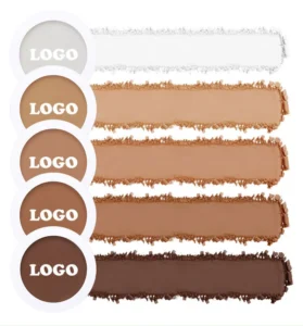 Custom Private Label No Logo Oil Control Pressed Setting Powder, Non-caking Long Wear Touch Up Facial Finishing Makeup