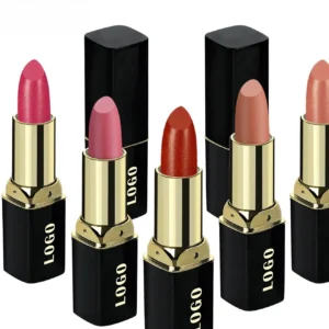 Private Label No Logo Custom Shimmer Hydrating Plumping Lipstick, Long Wear Nourishing Tinted Lip Balm Daily Lip Care