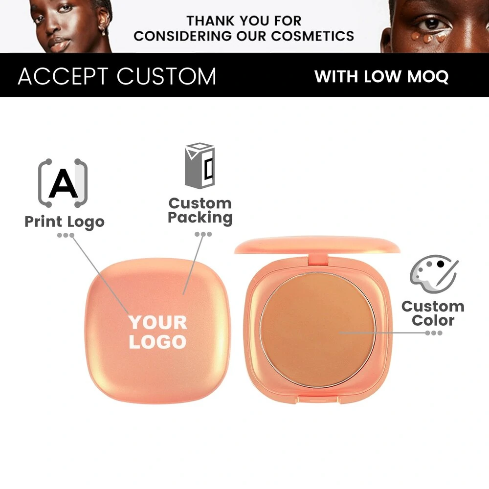 Custom Private Label No Logo High Quality Pressed Contour Powder, Concealing Oil Control Long Lasting Setting Face Makeup
