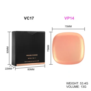 Custom Private Label No Logo High Quality Pressed Contour Powder, Concealing Oil Control Long Lasting Setting Face Makeup