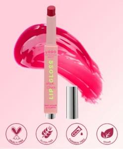 Custom Private Label No Logo Press Type Mirror Finish Plumping Lipstick, Hydrating Long Lasting Dudu Lips Lip Gloss