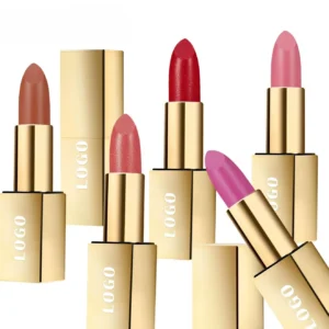 Custom Private Label No Logo Shimmer Hydrating Plumping Lipstick, Long Wear Nourishing Tinted Lip Balm Daily Lip Care