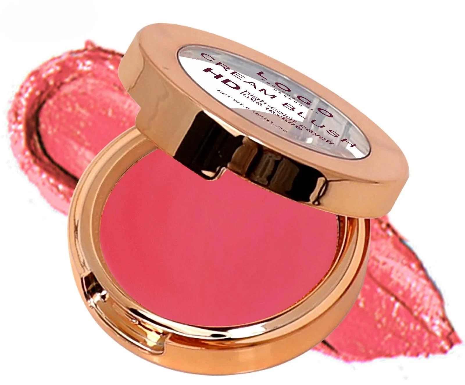 Custom Private Label No Logo Multi-use Cream Blush, Single Shade Highly Pigmented Long Wear Natural Face Rouge