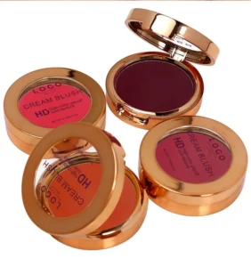 Custom Private Label No Logo Multi-use Cream Blush, Single Shade Highly Pigmented Long Wear Natural Face Rouge