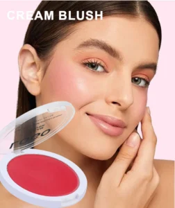 Custom Private Label No Logo Multi-use Single Cream Blush, Highly Pigmented Long Wear Natural Nude Facial Rouge Makeup