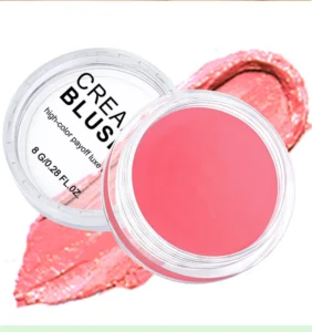 Custom Private Label No Logo Multi-use Single Cream Blush, Highly Pigmented Long Wear Natural Nude Facial Rouge Makeup