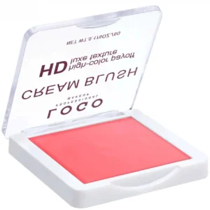 Custom Private Label No Logo Multi-Use Single Cream Blush Palette, Highly Pigmented Long-Lasting Natural Nude Facial Rouge