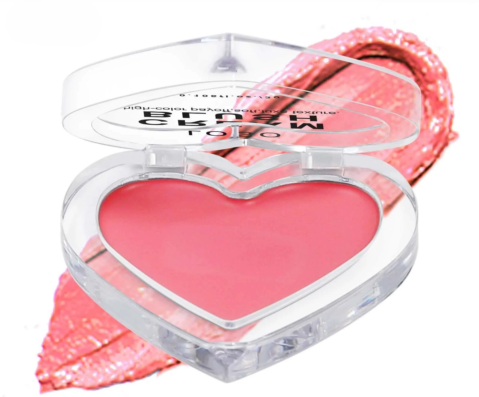 Custom Private Label No Logo Multi-Use Single Cream Blush Palette, Highly Pigmented Long-Lasting Natural Complexion Enhancing Rouge