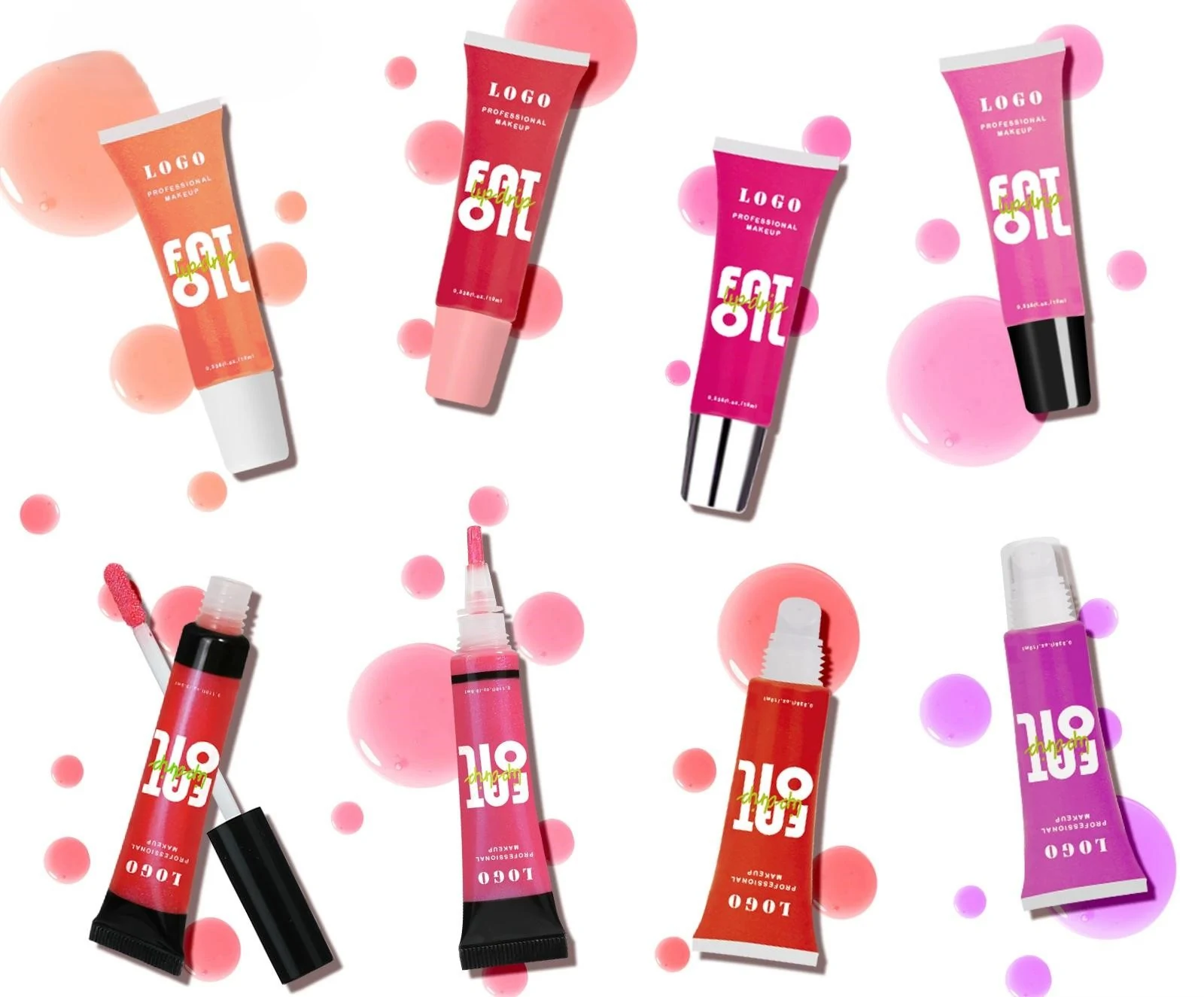 Custom Private Label No Logo Squeeze Tube Mirror Hydrating Plumping Lip Gloss, Long-Lasting Dewy Dudu Lips Tinted Lip Makeup