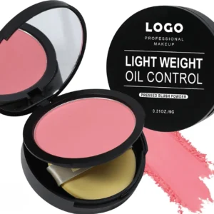 Custom Private Label No Logo Waterproof Sweat Proof Matte Blush Palette, Oil Control Non-Caking Long Wear Skin-friendly Face Rouge