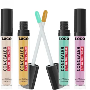Custom Private Label No Logo Matte Liquid Concealer, Blemish Dark Circle Covering Non-Caking Transfer Resistant Long Wear Facial Makeup