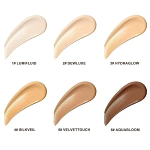 Custom Private Label No Logo Waterproof BB Cushion Foundation, Pore Minimizing Contour Hydrating Concealing Base Makeup