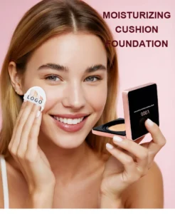 Custom Private Label No Logo Waterproof BB Cushion Foundation, Pore Minimizing Contour Hydrating Concealing Base Makeup
